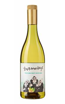 Thr3 Monkeys Fresh & Fruity White Wine