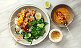 Elsker du peanøtter, er satay med peanøttsaus garantert en suksess